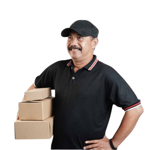 Kurir Kibarin yang ramah dan profesional